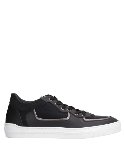 versace canvas low-top logo sneakers